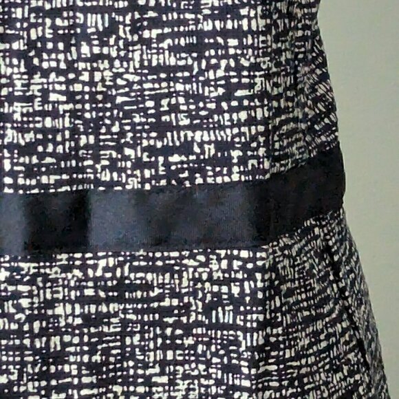 Gap Dress Blue & White Stretchy w Pockets Women's Size 6 Preppy Style - Picture 6 of 6